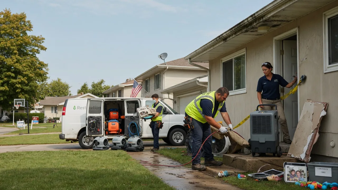 Water Damage Restoration in Bisbee, ND near me